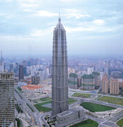 Jin Mao Tower in Shanghai, China