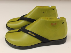 Flip-flops made from algae-derived material